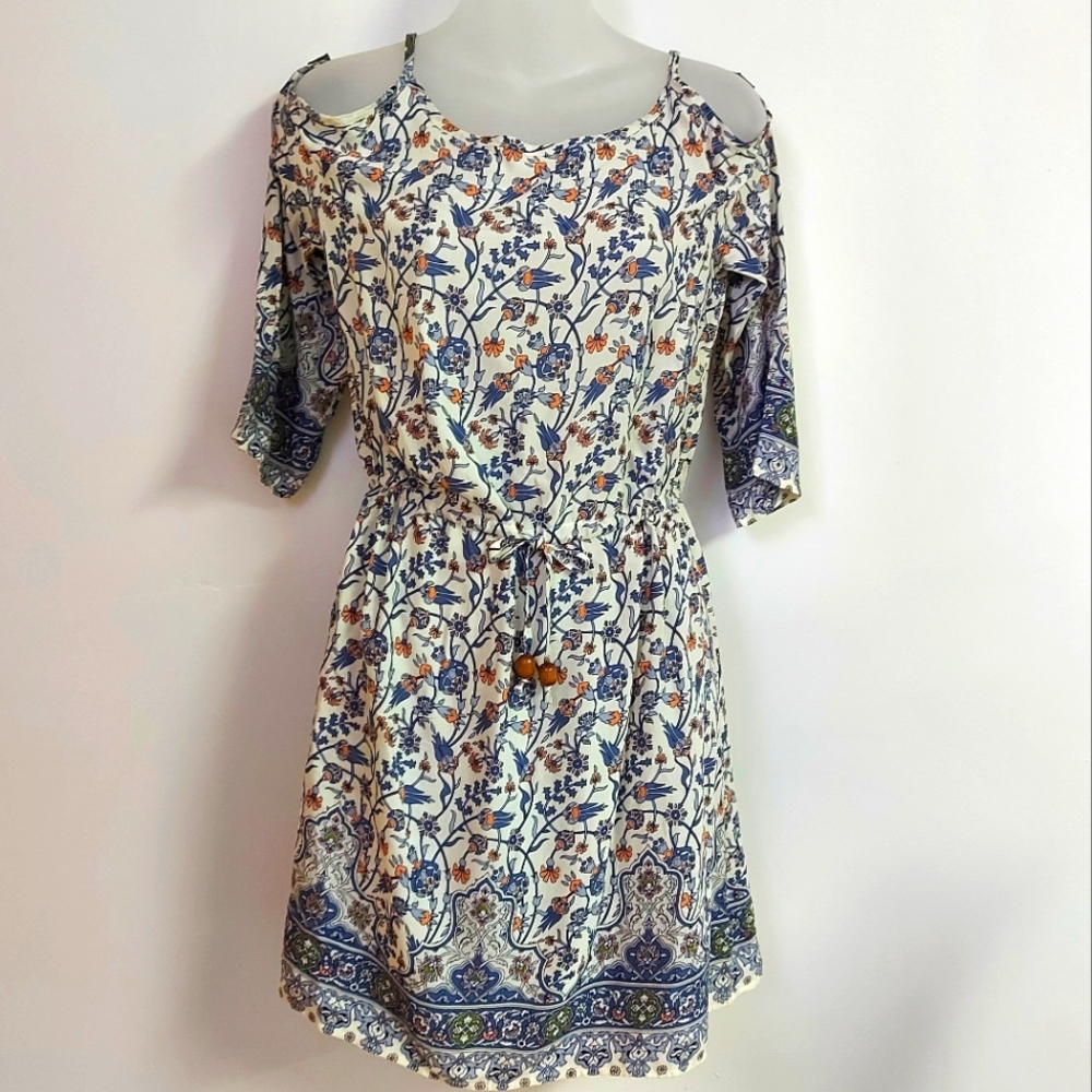 Papillion Floral Midi Dress, Size Small